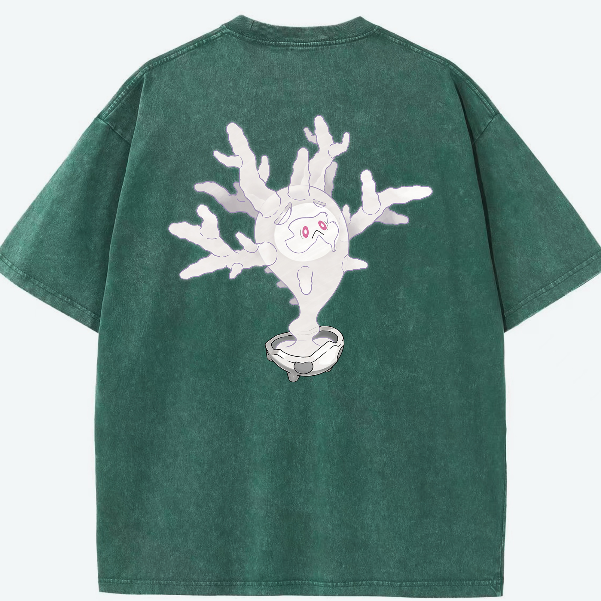 （画像用） ポケットモンスター Pokémon 綿100% ヴィンテージ風 半袖Tシャツ（背面プリント）